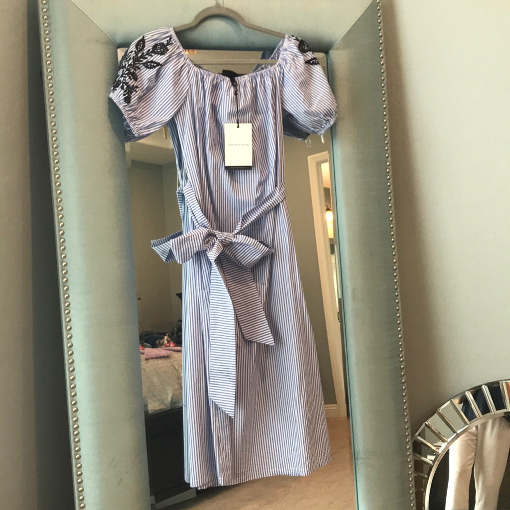 Who What Wear Peasant Dress. Nwt. Xs